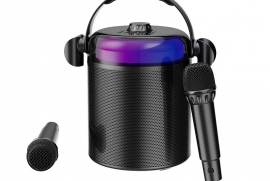 KITE Bevielė bluetooth nešiojama dviejų mikrofonų