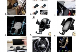 Automobiliniai telefonų laikikliai / bevieliai kro