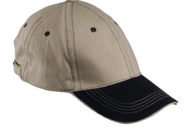Kepurė su snapeliu URG-BB beige-black