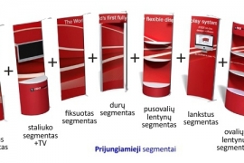 ISOFrame aliuminiai stendai, parodoms, renginiams