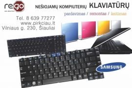 SAMSUNG nešiojamų kompiuterių klaviatūros