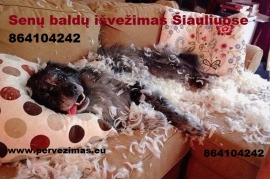 Senų baldų išvežimas Šiauliuose +37064104242