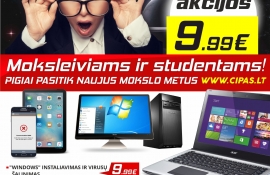 MOKSLO METŲ PARUOŠIMAS TIK 9,99eur