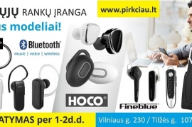 Bluetooth laisvųjų rankų įranga, ĮVAIRŪS MODELIA