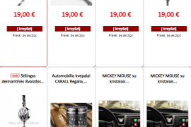 Kvepalai automobiliams!